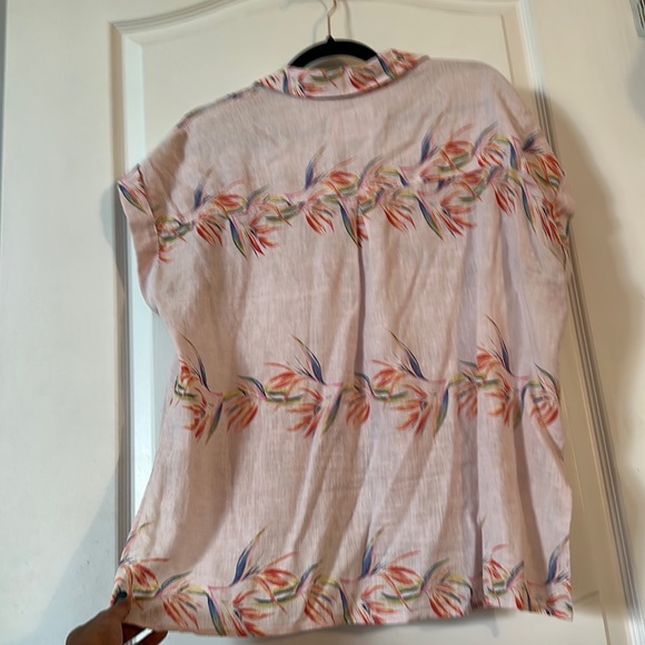 Linen Rails Birds of Paradise Top - Picture 3 of 4